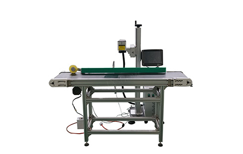 領(lǐng)秀激光飛行式流水線光纖激光打標機